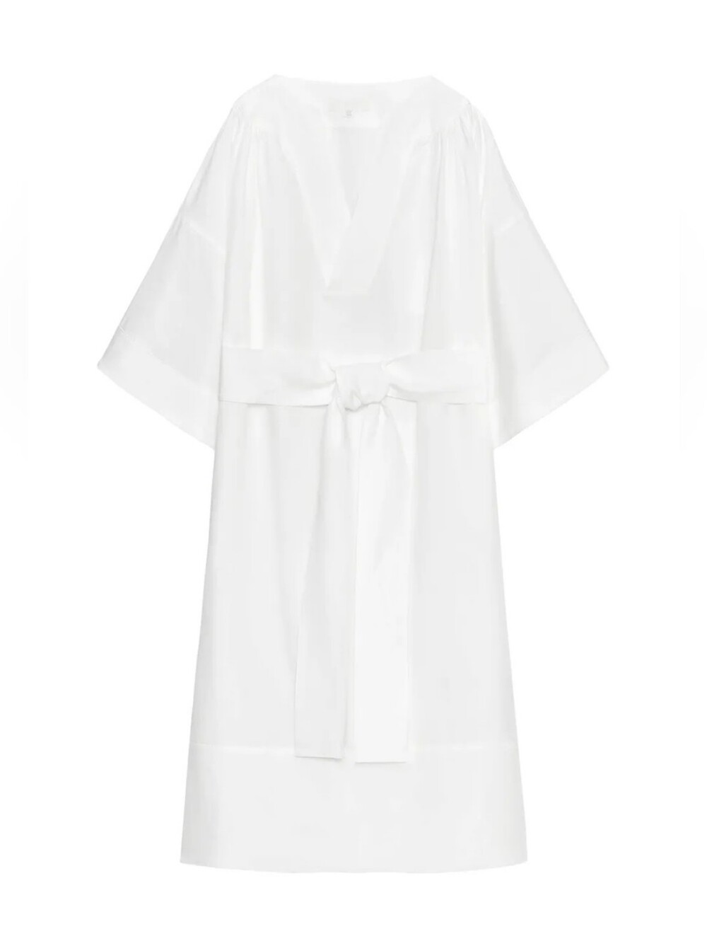 Zara ZW Collection Linen Blend Belted Tunic Dress